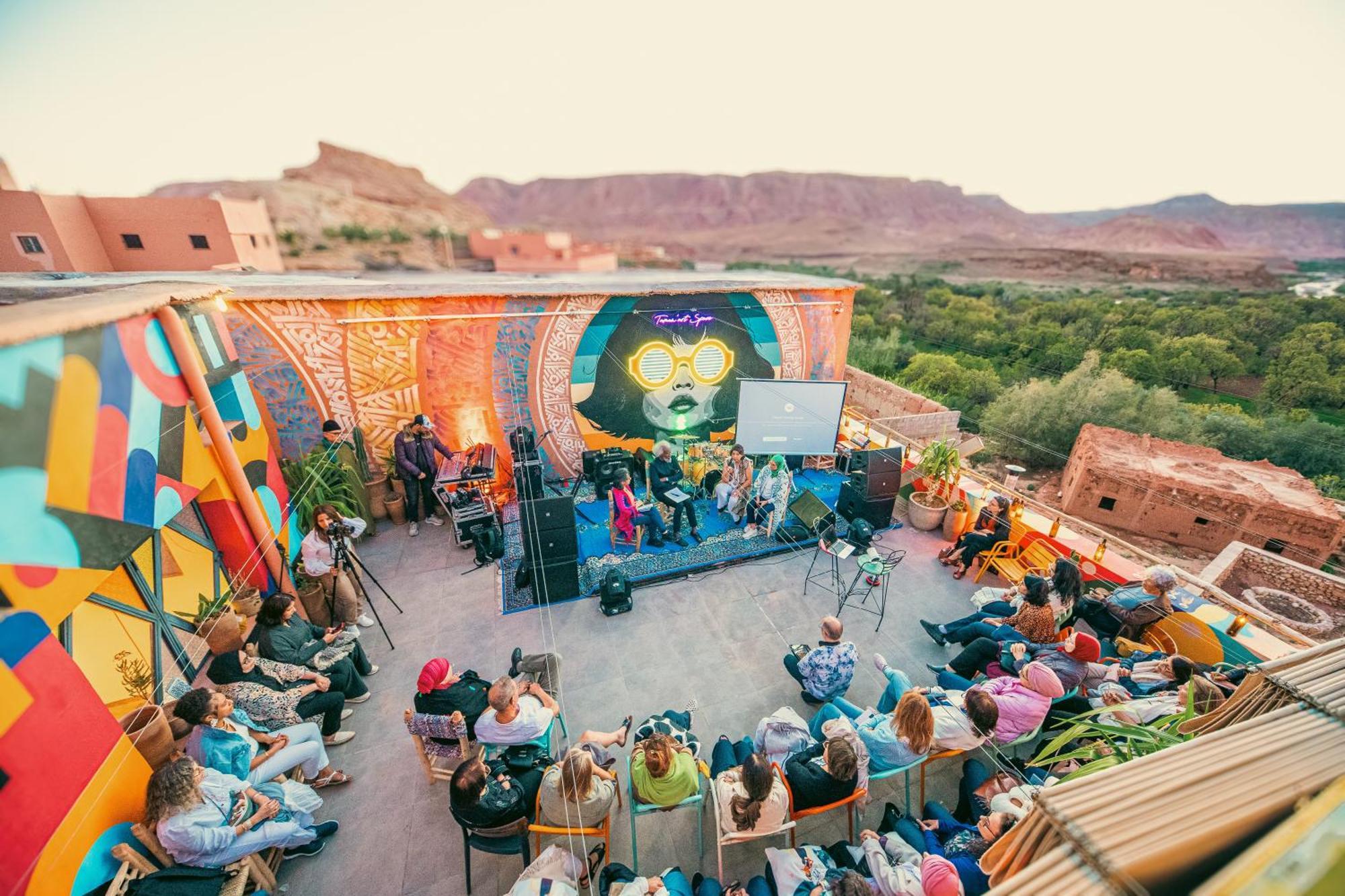 taman'art space Ait Ben Haddou Bagian luar foto